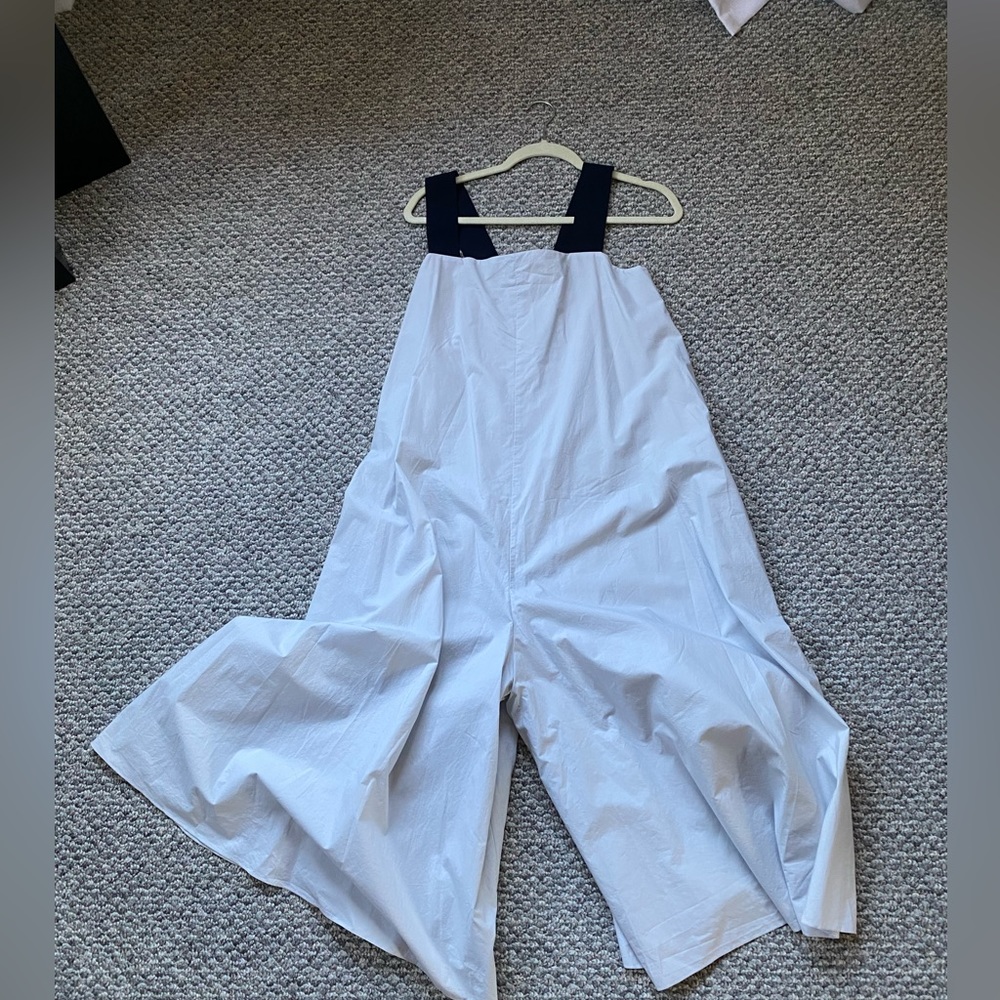 COS Sleeveless Cotton Jumpsuit